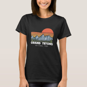 Camiseta Grand Teton National Park Wyoming Souvenir Mountai