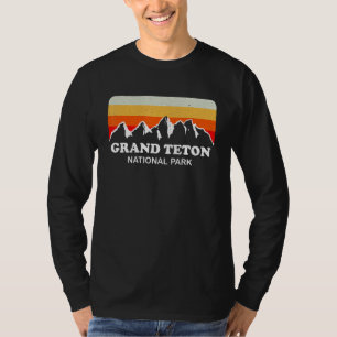 Camiseta Grand Teton National Park Wyoming Vacoming Retro