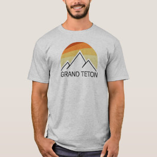 Camiseta Grand Teton Wyoming Retro