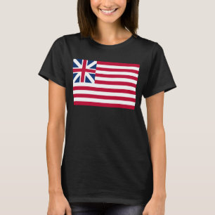 Camiseta Grand Union, 1ª Bandeira dos EUA das Colônias Mang