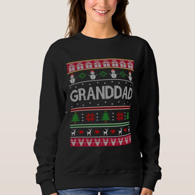 Camiseta Grandad  for Christmas from Grandson Granddaughter (Frente)