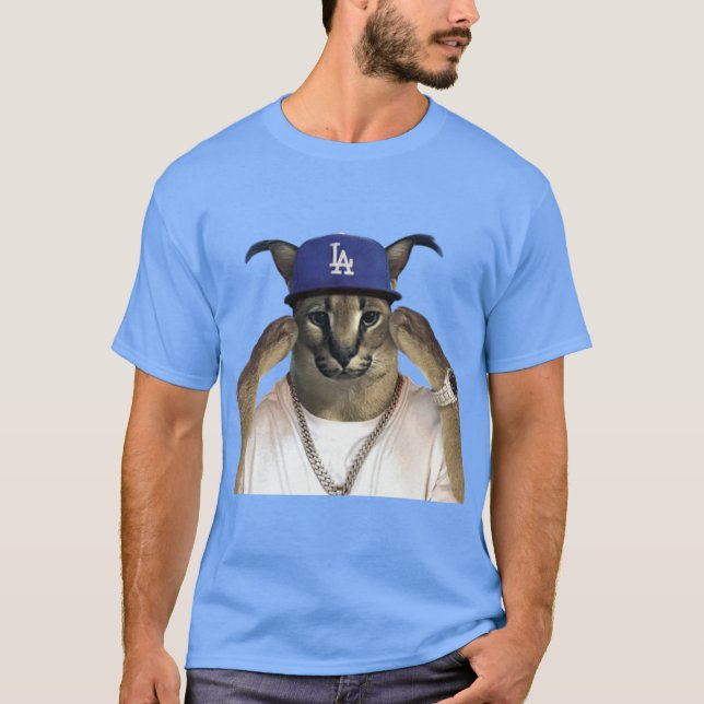 Camiseta Grande amigo do rapper Floppa (Frente)