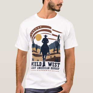 Camiseta grande arredondamento americano