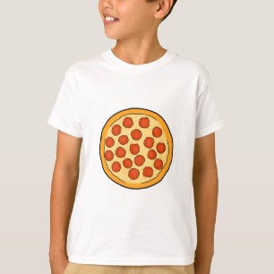 Camiseta Grande arte inteira do desenho da pizza da pizza