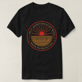 Camiseta Grande Aventura Começa com Rafting
