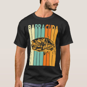 Camiseta Grande Barracuda Cuda Pesca Vida Selvagem Água Sal