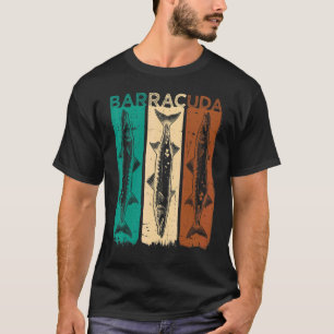 Camiseta Grande Barracuda Cuda Pesca Vida Selvagem Salgada