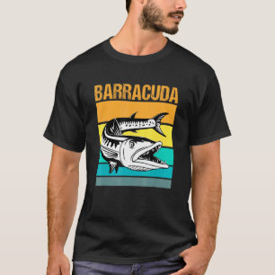 Camiseta Grande Barracuda Cuda Pesca Vida Selvagem Salgado