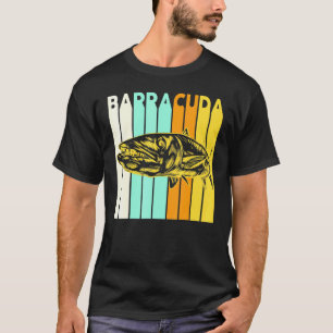 Camiseta Grande Barracuda Cuda Pesca Vida Selvagem Salgado