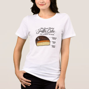 Camiseta Grande Bolo de Laranja Jaffa Britânico - Bolo ou B