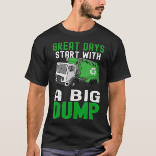 Camiseta Grande Bomba Arrumando Reciclagem Sujo Trash Lixo