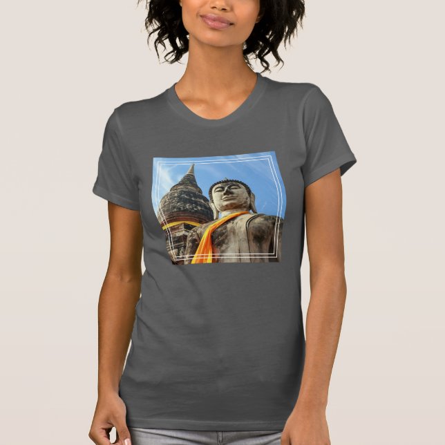 Camiseta Grande Buda em Ayutthaya, Tailândia (Frente)
