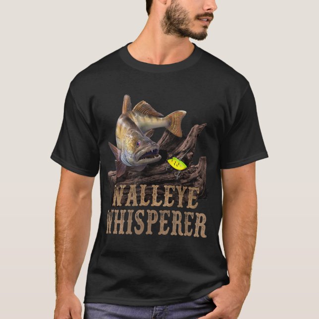Camiseta Grande Caminho Com Desenho De Estirpe De Pesca: Wa (Frente)