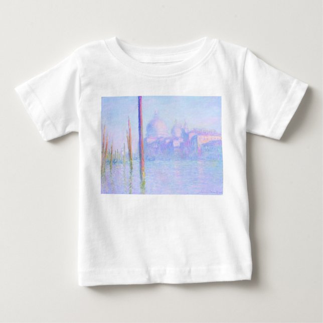 Camiseta Grande Canal em Veneza (por Claude Monet) (Frente)
