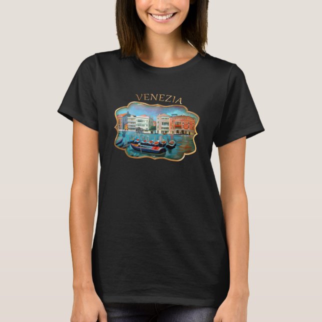 Camiseta Grande Canal - Veneza, Itália (Frente)