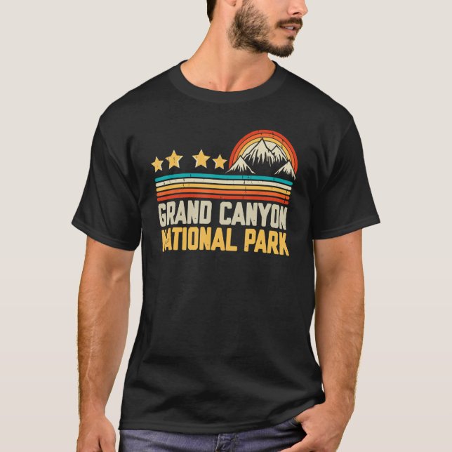 Camiseta Grande Canyon Parque Nacional Árvores de Montanha  (Frente)