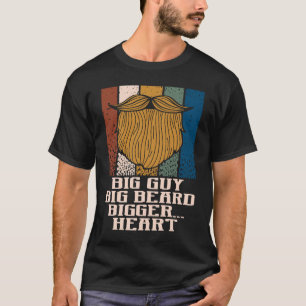 Camiseta Grande Cara Grande Barba Maior Pai Humor Pai