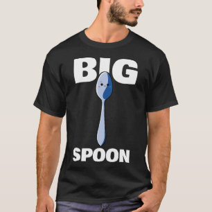 Camiseta Grande Colher Pequena Coluna Correspondente a Casa