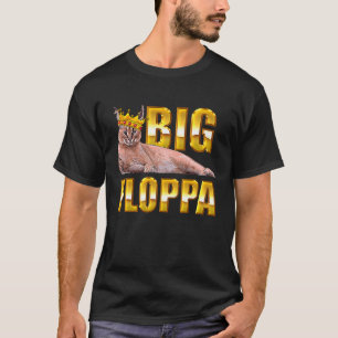Camiseta Grande Coroa Floppa Meme Gato Caracal 1