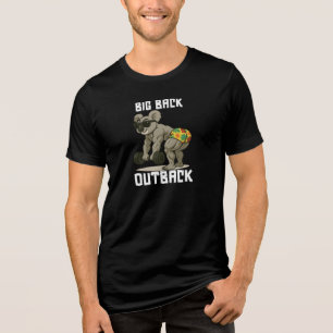 Camiseta Grande Costas Outback – Design Engraçado de Levant