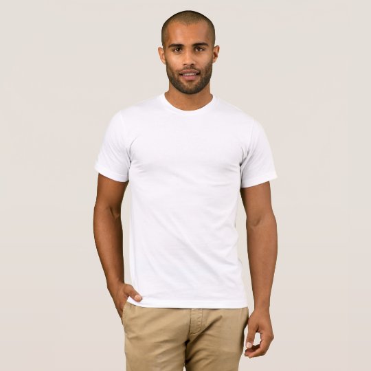 Camiseta masculina básica super macia, Branco