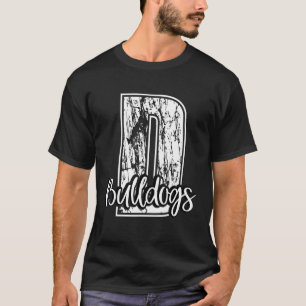 Camiseta Grande D Bulldogs Espírito de Equipe de Fã de Espo