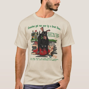 Camiseta Grande Dane e vovó