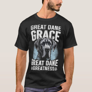 Camiseta Grande Dane Grace Grande Dane Grande Cão Grande