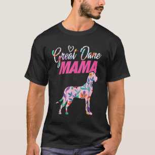 Camiseta Grande Dane Mãe Vovó Amante De Cachorro Eu Ótimo D