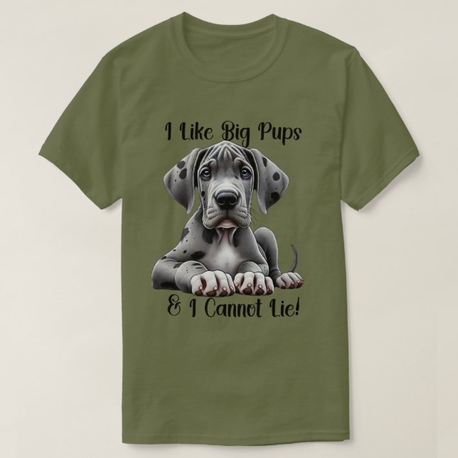 Camiseta Grande Dane Puppy (Frente do Design)