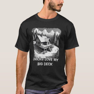 Camiseta Grande de Deck - Tee Humor da Casa dos Ho