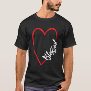 Camiseta Grande Declaração Coração Dia dos Namorados Românt