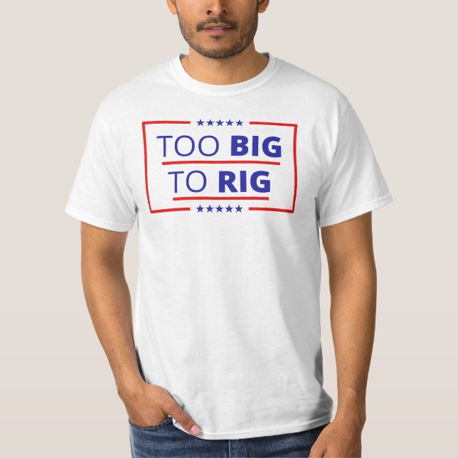 Camiseta Grande Demais Para Rig Trump Quote 2024 América Do (Frente)