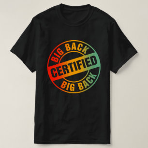 Camiseta Grande dorso certificado