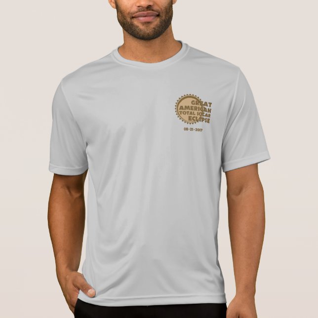 Camiseta Grande eclipse solar total americano - 2017 (Frente)