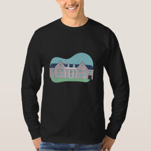 Camiseta Grande Edifício do Palácio de Mansão