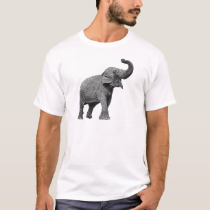 CAMISETA GRANDE ELEFANTE ASIÁTICO - ELEFANTE INDIANO