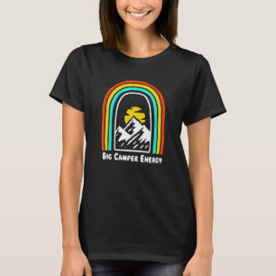 Camiseta Grande Energia de Acampamento Camping Trilha Acamp