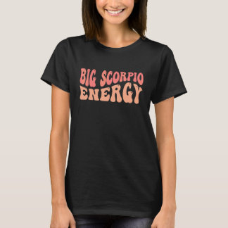 Camiseta Grande Energia de Escorpião Zodíaco