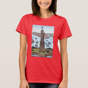 Camiseta Grande estátua de Bartholdi