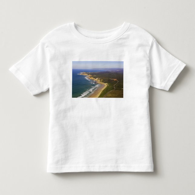 Camiseta Grande Estrada Oceânica e Farol Split Point, (Frente)