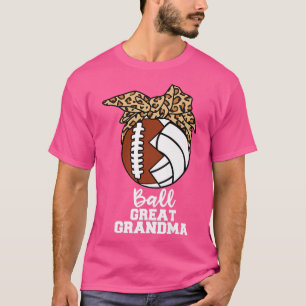 Camiseta Grande Excelente de bola vovó Engraçado de futebol