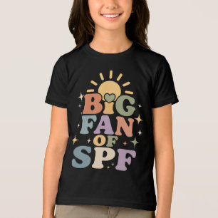 Camiseta Grande fã de proteção solar SPF no verão