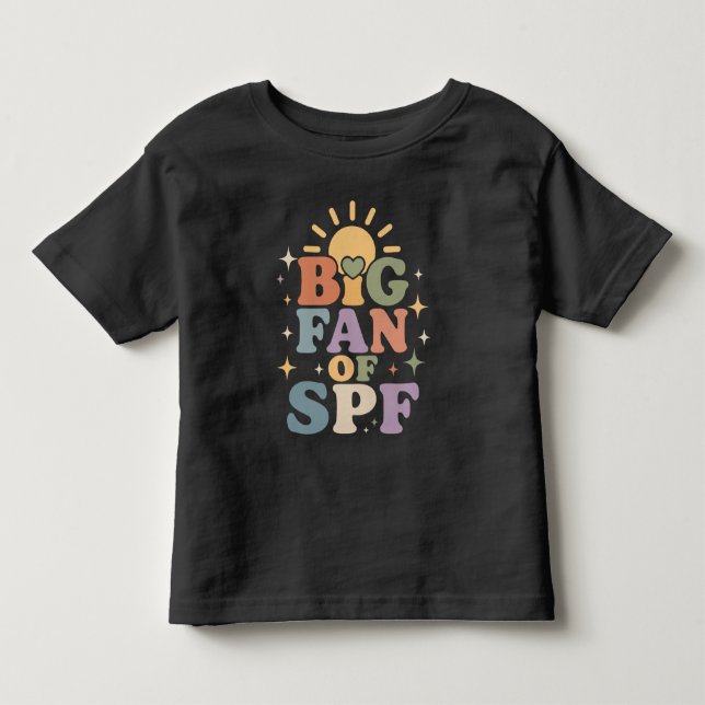 Camiseta Grande fã de proteção solar SPF no verão (Frente)