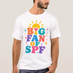 Camiseta Grande fã de proteção solar SPF no verão