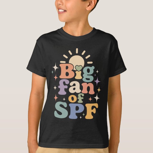 Camiseta Grande fã de Proteção Solar SPF Verão (Frente)