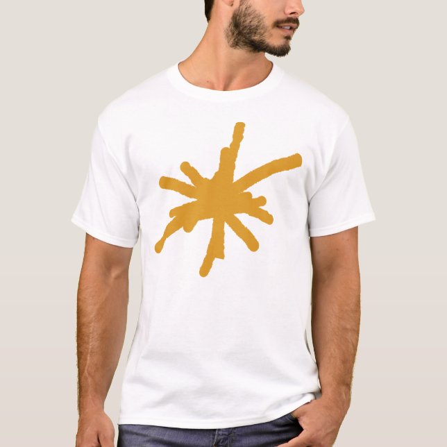 Camiseta Grande Faísca - Ouro (Frente)