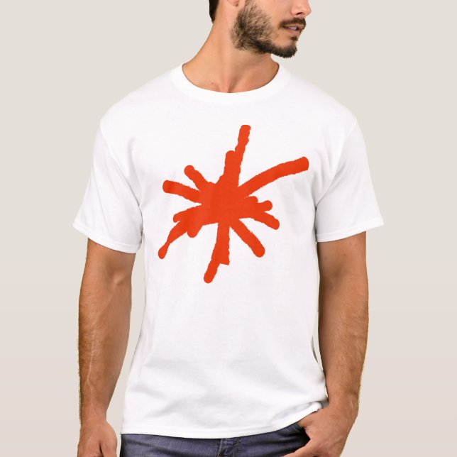 Camiseta Grande Faísca - Tijolo Vermelho (Frente)