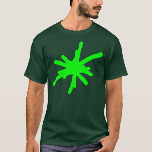 Camiseta Grande Faísca - Verde no Escuro