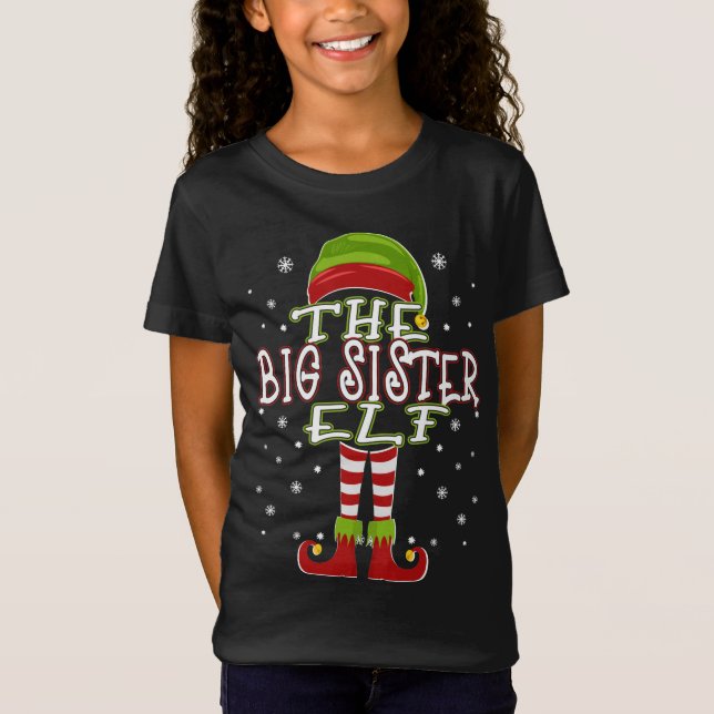 Camiseta Grande Família Elf Matching 2021 Natal  (Frente)